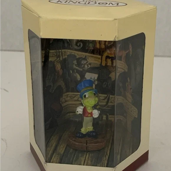 NIB Disney Tiny Kingdom Jiminy Cricket Figurine in Box Vintage